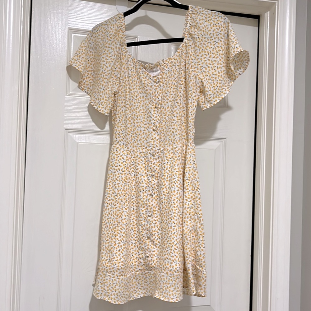 Yellow Flower Dress